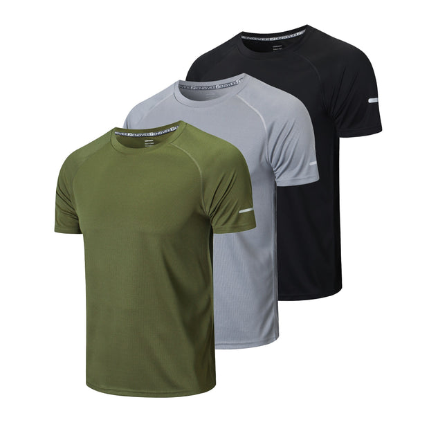 3 Pack Men Quick Dry  T-shirt