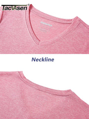 3 Pieces V Neck  Quick Dry T-shirt