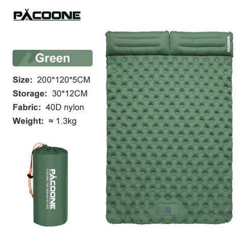 Double Inflatable Camping Mattress