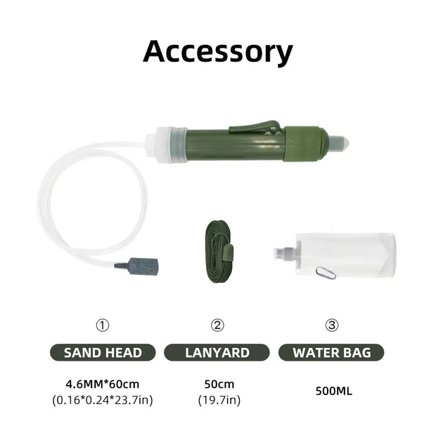 Portable Water Filter Straw